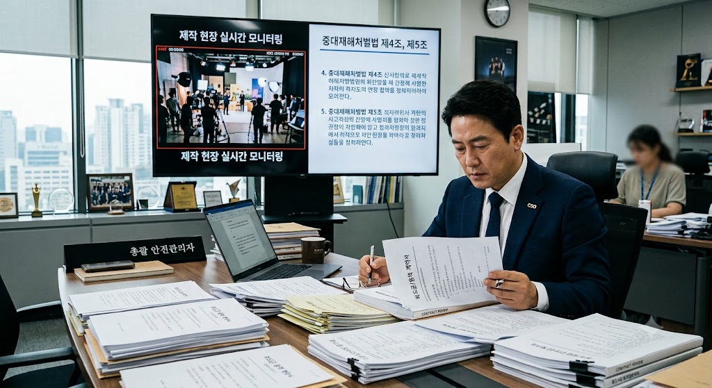 중대재해처벌법 콘텐츠 제작 현장 실시간 모니터링