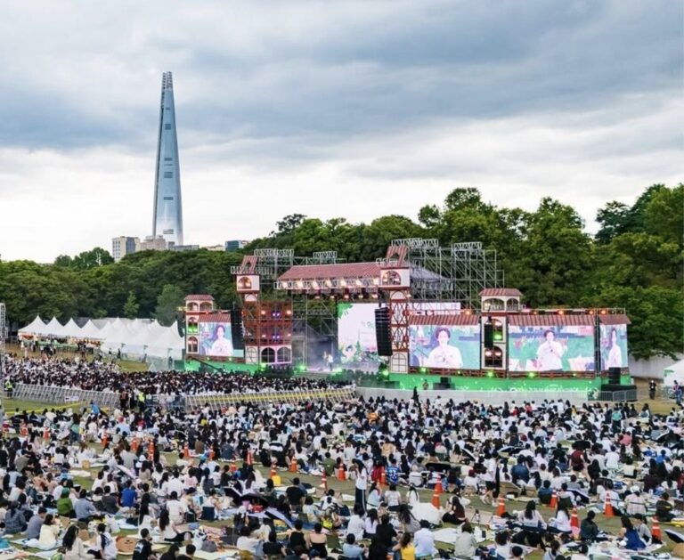 야외 공연 소음
