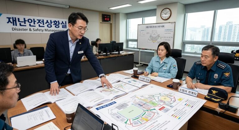 공연법 재해대처계획서 합동 점검 회의